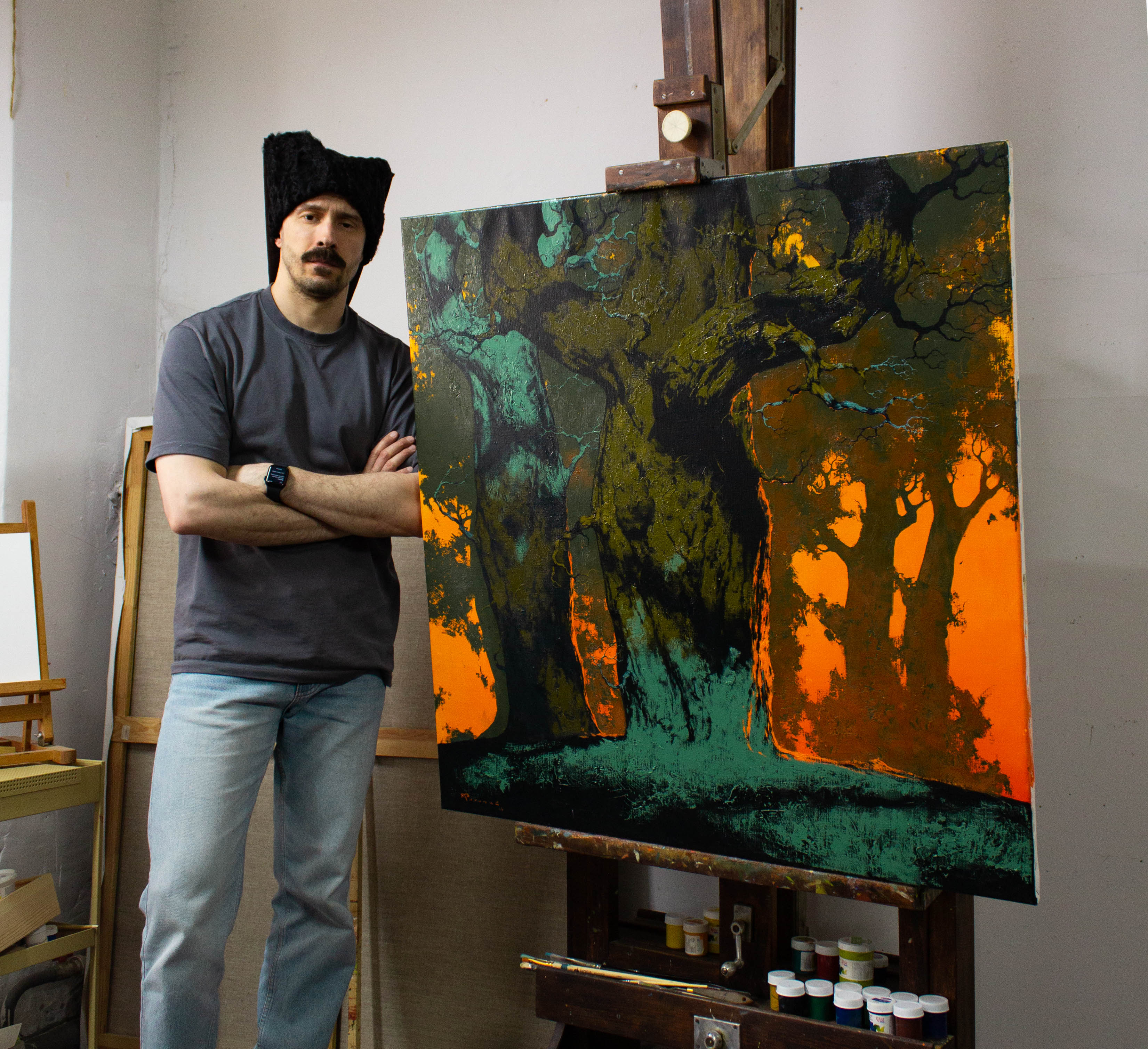 Portrait of Artem Rohovyi, who works in the Artist style (Kharkiv, Ukraine) Photo 4 of 6.
