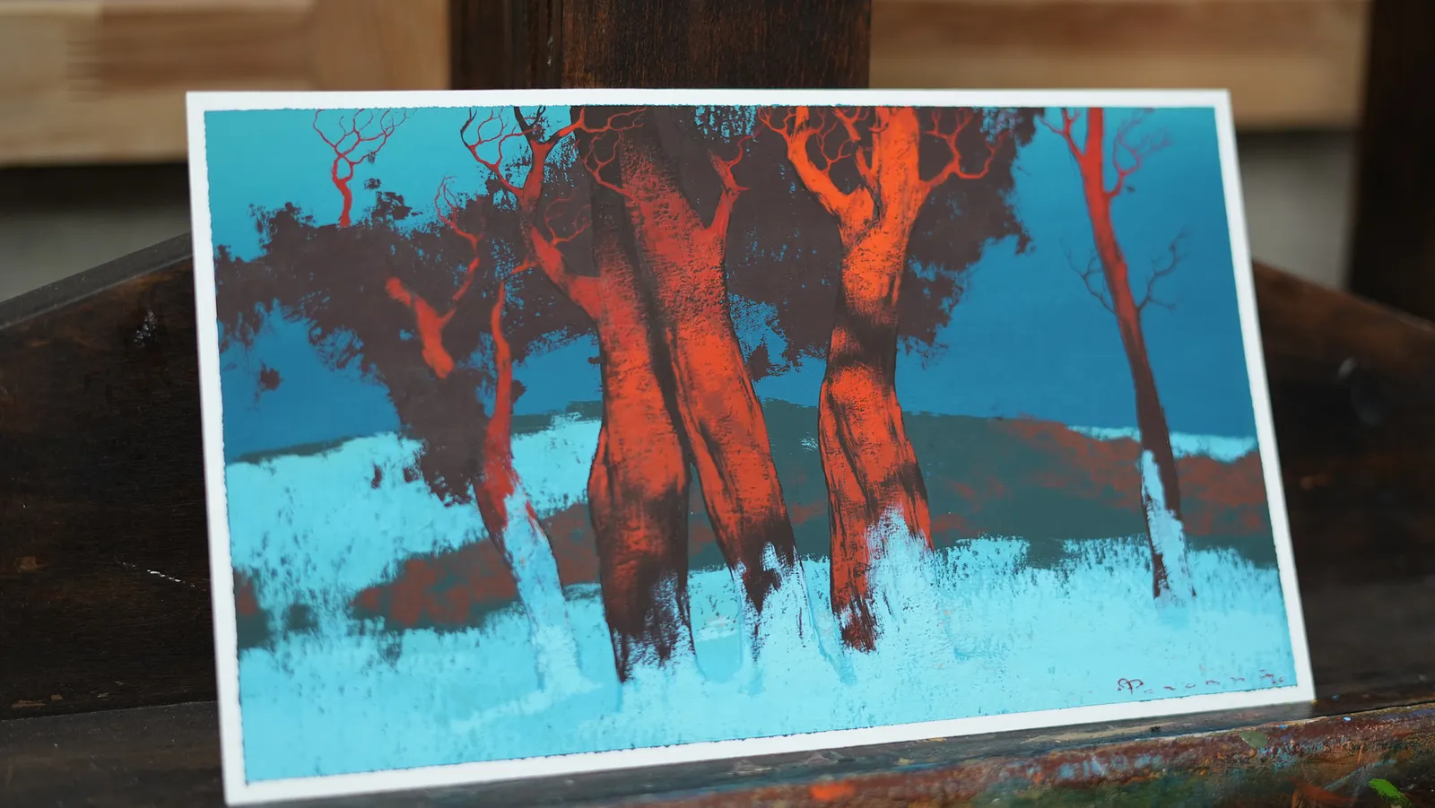 Image of Sketch 210 by Artem Rohovyi, size: 17x29, made of Gouache,paper, from Kharkiv Photo 2 of 2.