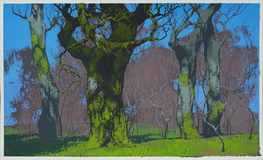 Image of Sketch 215 by Artem Rohovyi, size: 16x27 cm, made of Gouache, paper, Painting medium, from Kharkiv, Ukraine