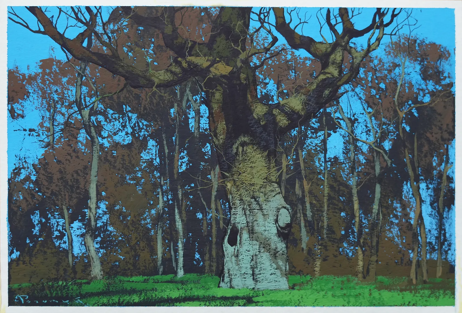 Image of Sketch 217 by Artem Rohovyi, size: 16x24 cm, made of Gouache,paper, Painting medium, from Kharkiv Photo 1 of 2.