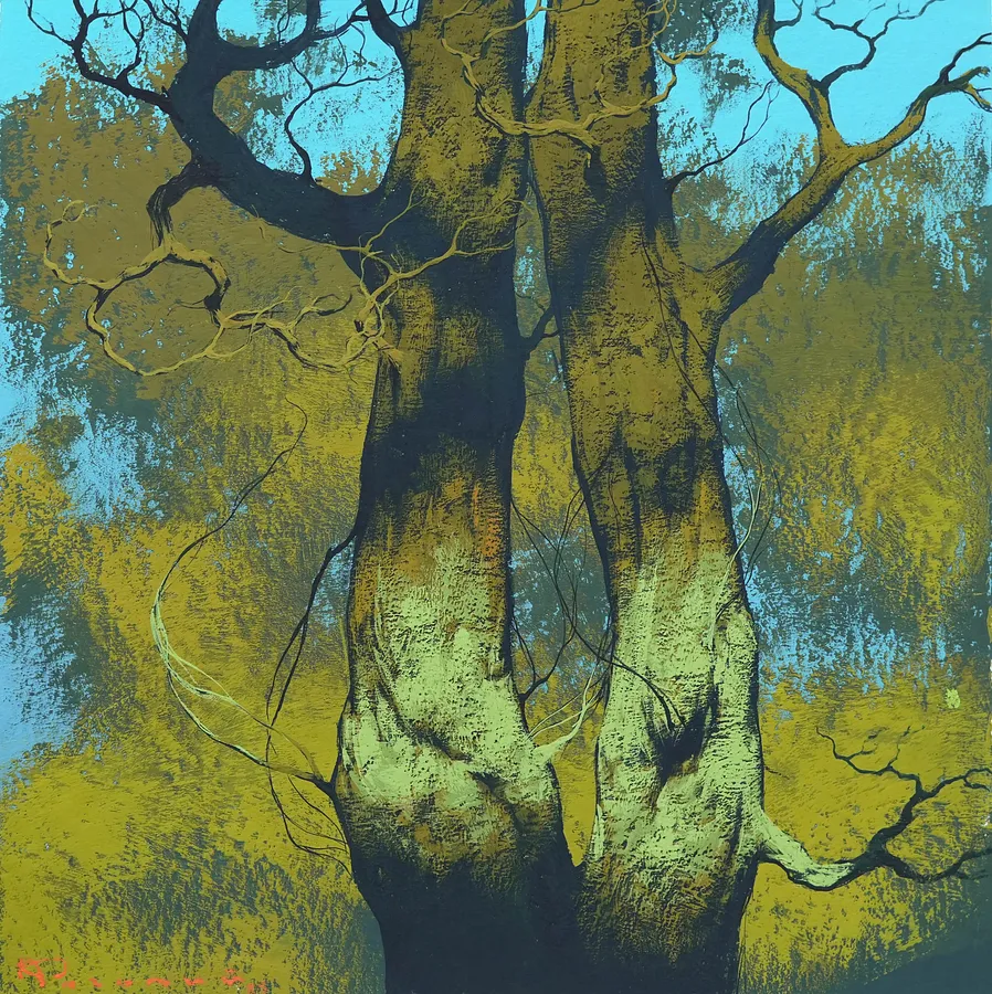 Image of Sketch 197 by Artem Rohovyi, size: 19x19 cm, made of Gouache,paper, Painting medium, from Kharkiv, priced at $250