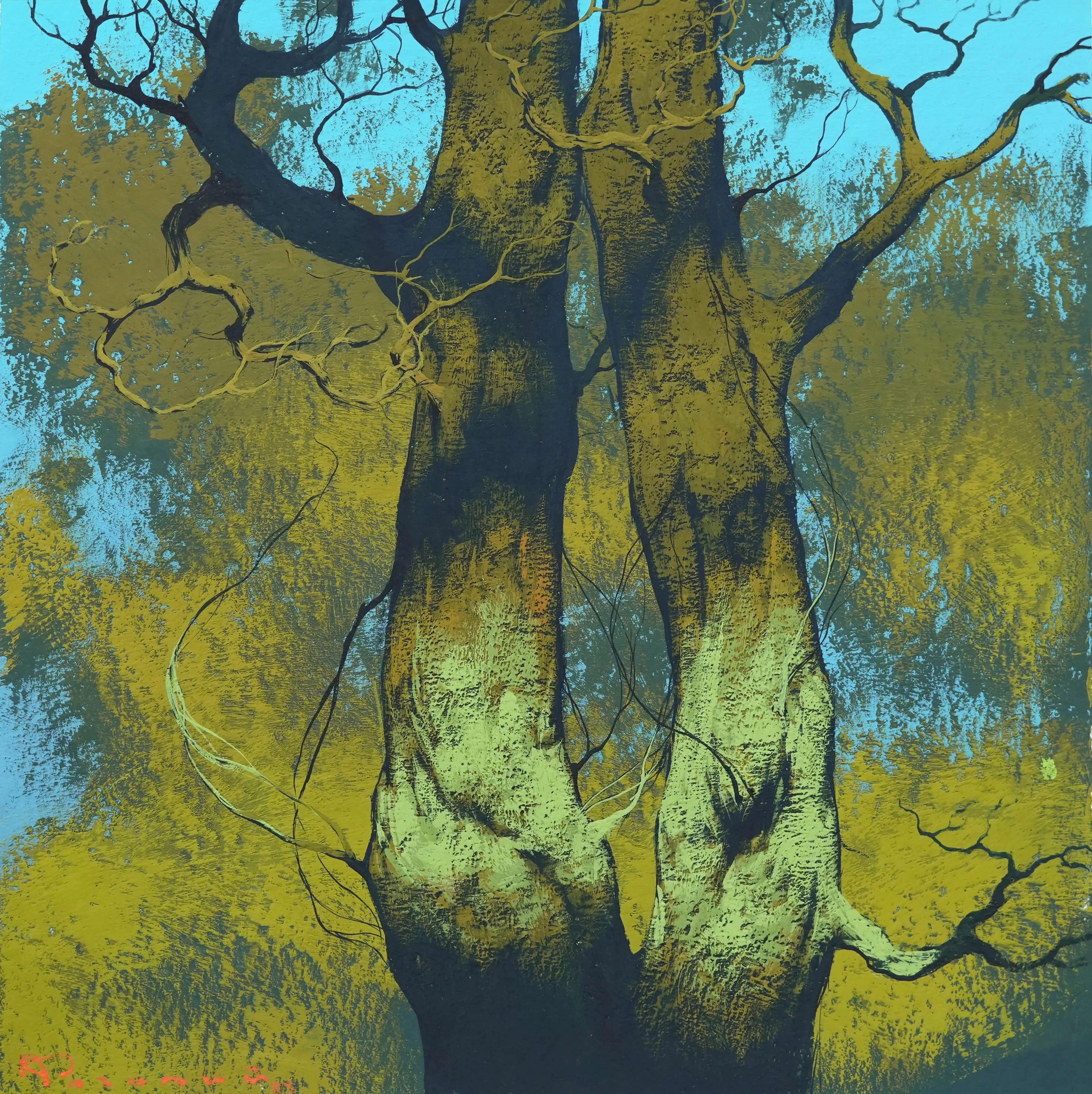 Image of Sketch 197 by Artem Rohovyi, size: 19x19 cm, made of Gouache,paper, Painting medium, from Kharkiv Photo 1 of 2.