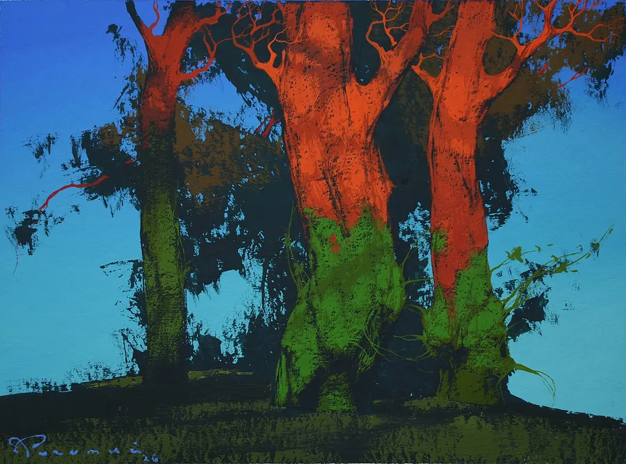 Image of Sketch 221 by Artem Rohovyi, size: 17x23, made of Gouache, paper, Painting medium, from Kharkiv, priced at $300